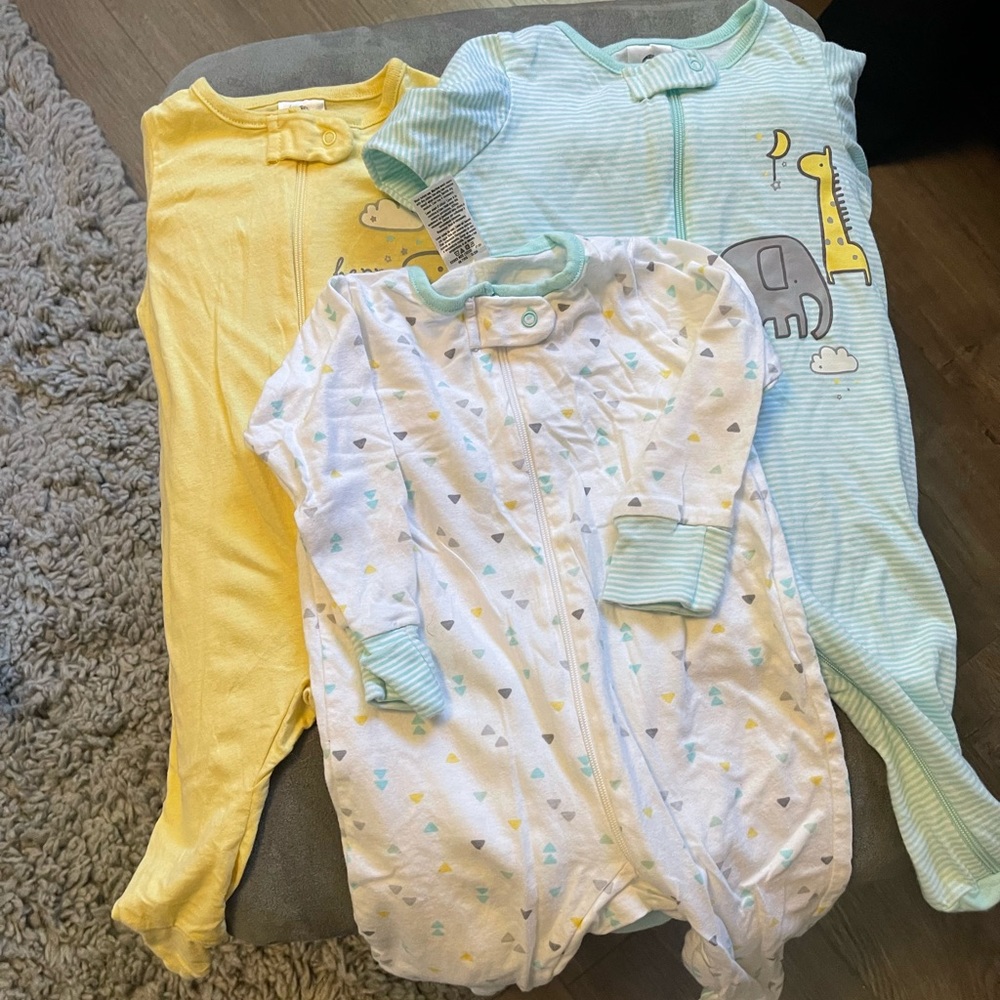 0-3 month baby boy clothing bundle